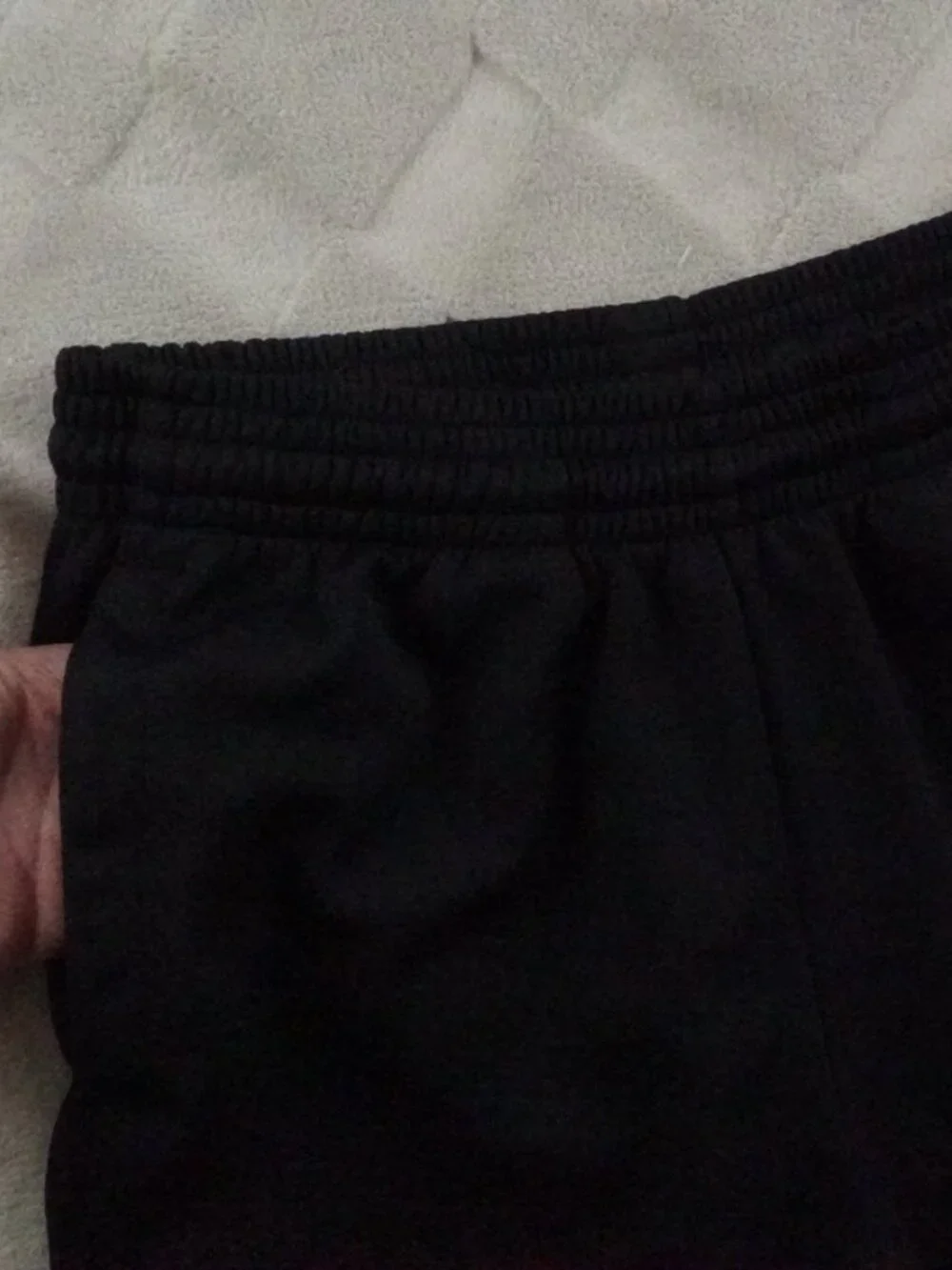 Jordan Dri-Fit Fleece Pants Mens Large Black Track Pants Straight Leg Stretch